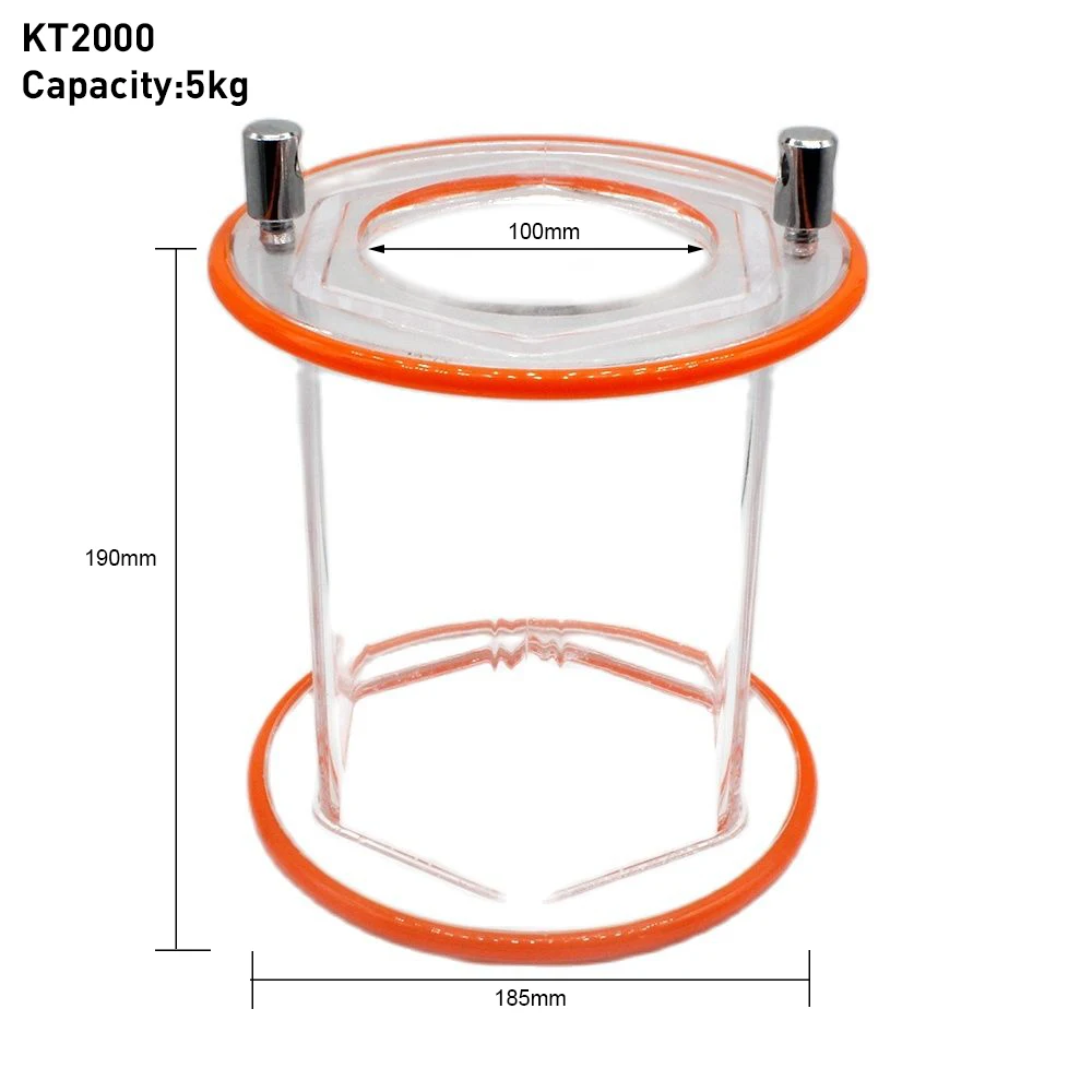 Imagem -05 - Rolo de Tambor Giratório Tumbler para Polimento de Jóias Polisher Barrel Capacidade 3kg 5kg Kt6808 Kt2000