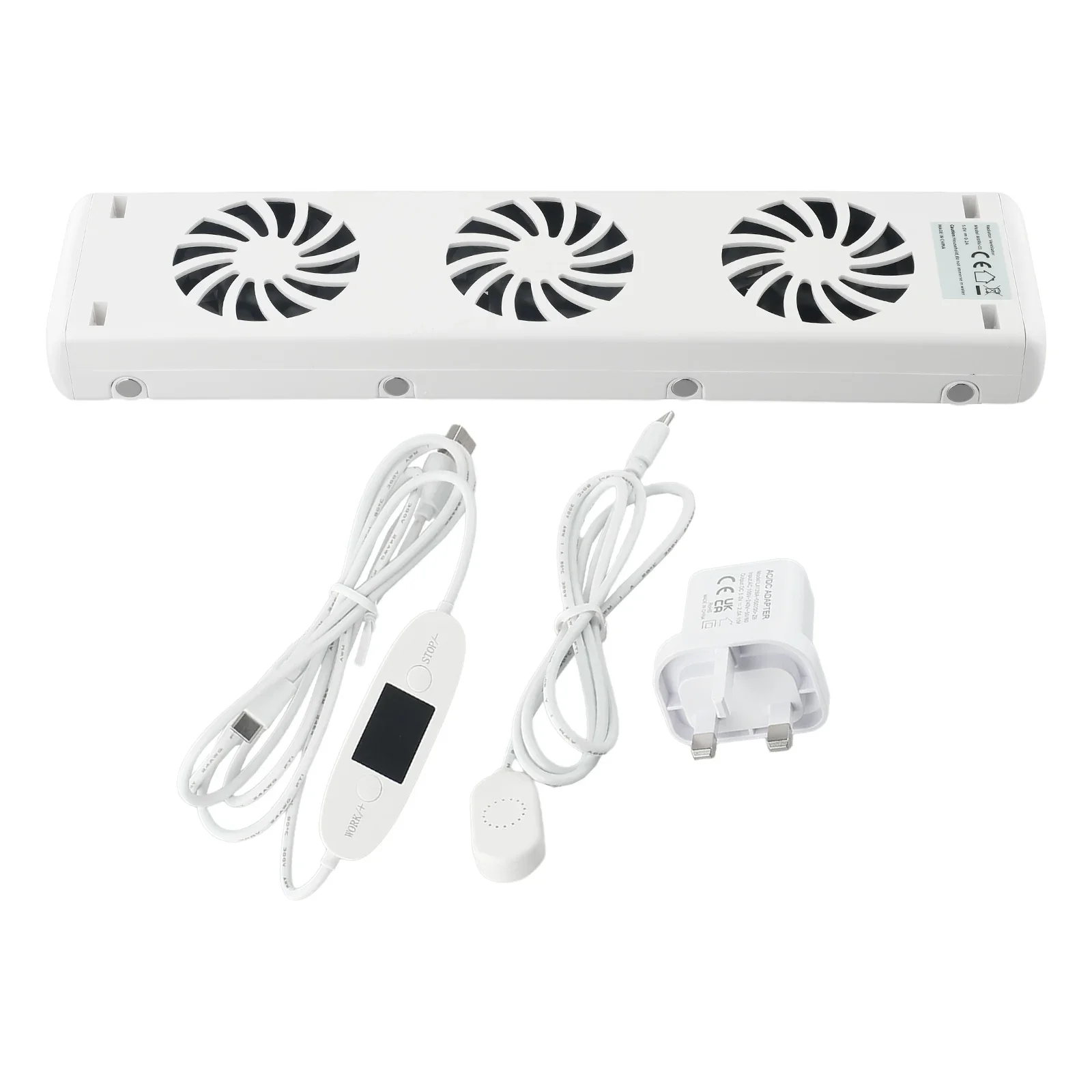 Ventilator Radiator Kipas Radiator Pintar 30X7X3Cm DC 5V 0,2A Sensor Suhu Perbaikan Rumah Konektor Tipe C