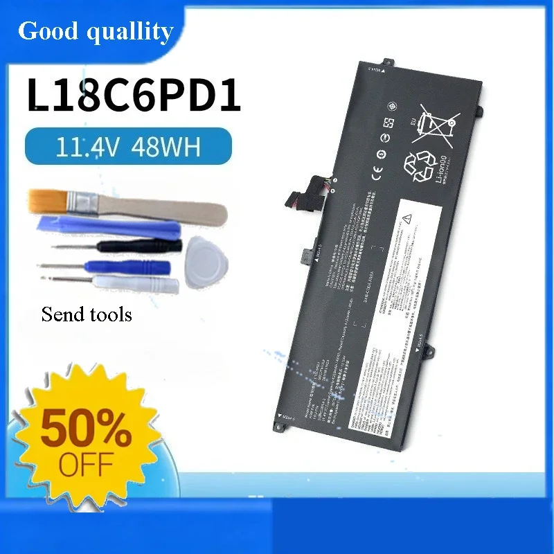 [L18M6PD1] [L18C6PD1] for Lenovo X390 X395 X13 Gen 1 Notebook Battery Replacement Battery