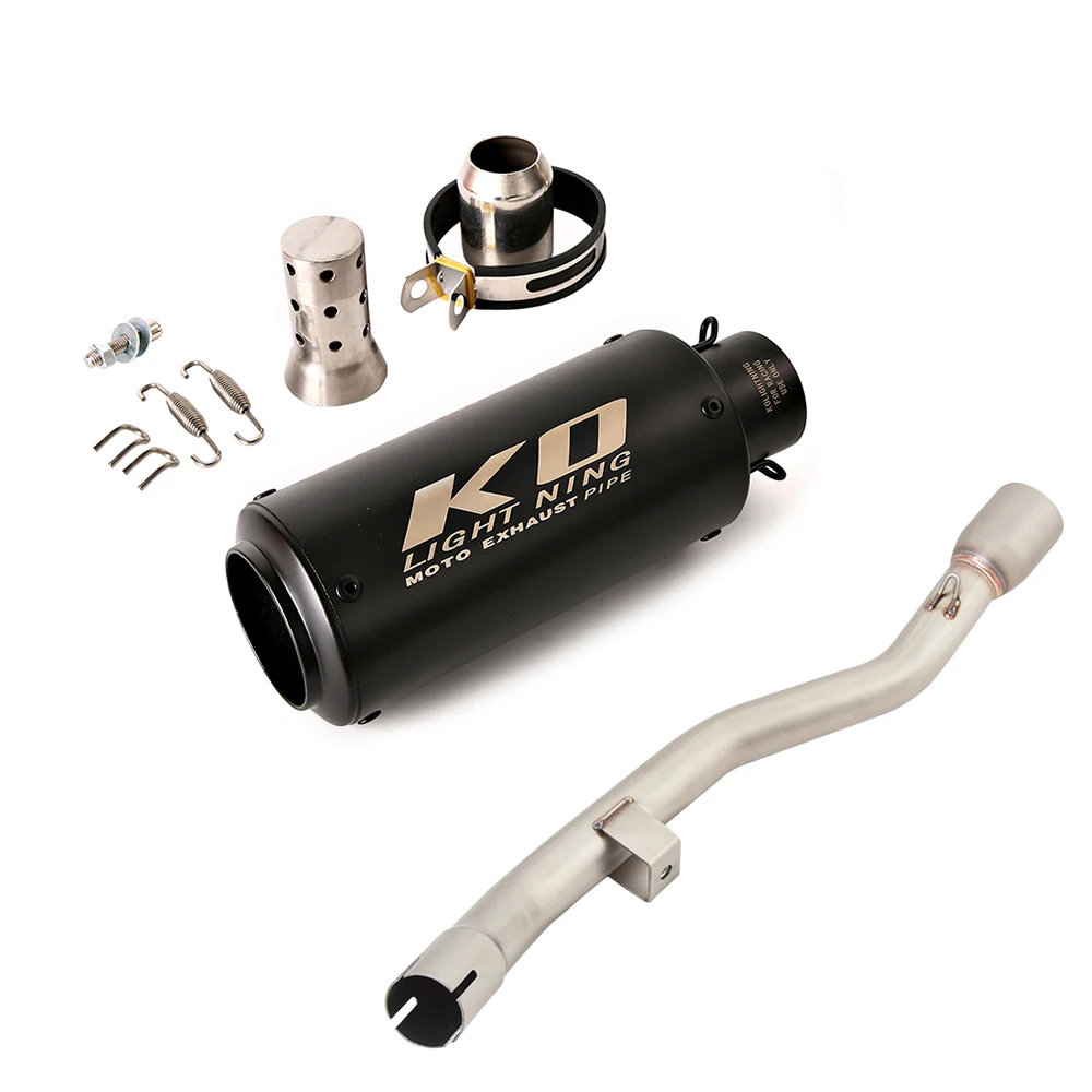 

Slip On For YAMAHA WR125R WR125X 2009-2017 Motorcycle Exhaust System Stainless Steel Mid Link Pipe Escape Moto Muffler DB Killer