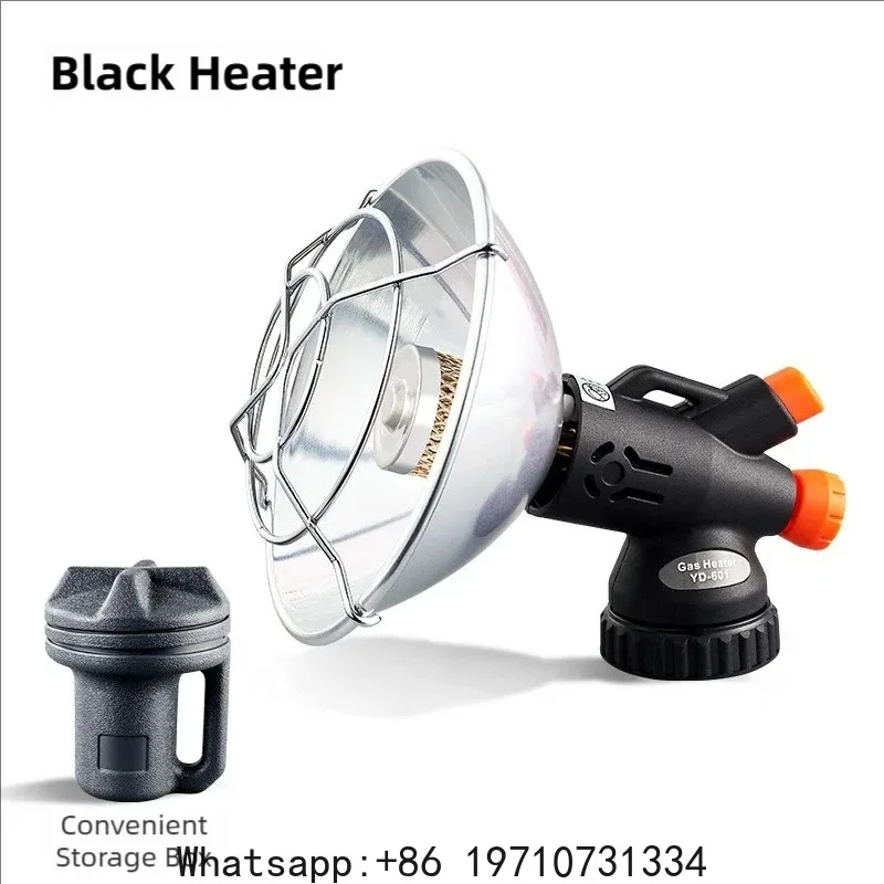 

Portable Propane Heater with Protective Mesh Mini Camping Heater Stainless Steel Safe Tent Heater Outdoor Fishing Camping