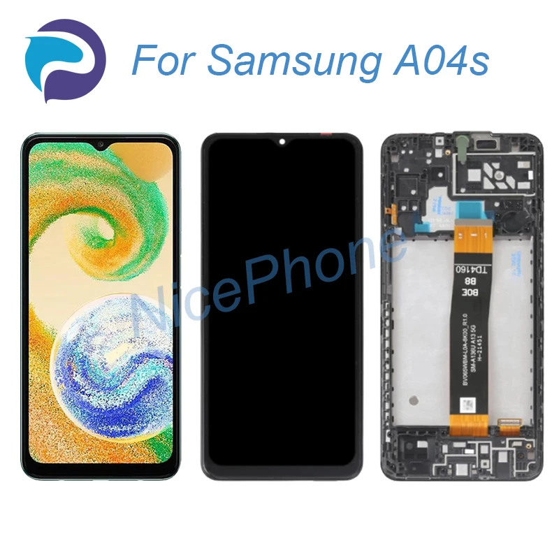 For Samsung A04s LCD Screen + Touch Digitizer Display SM-A047F/DS/DSN/M 1600*720 A04s LCD screen Display