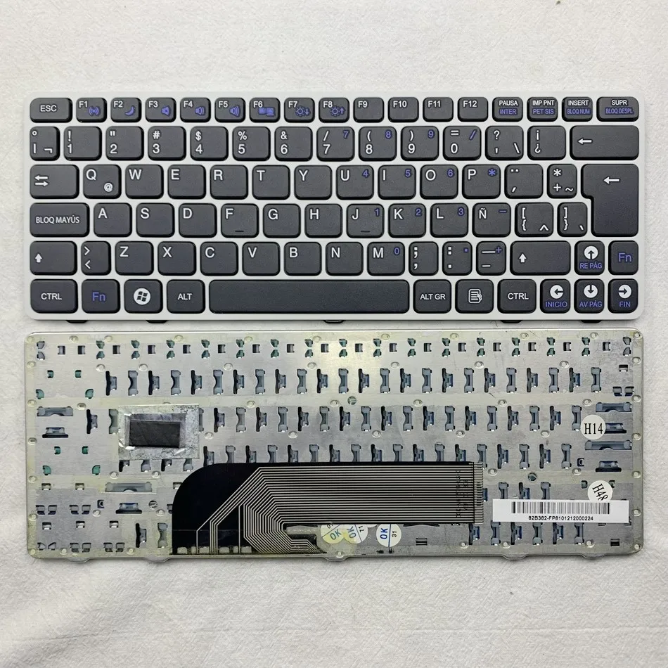 Latin Laptop Keyboard For Teclado Netbook EXO ES10 N230 N210 N201 G4 G5 G6 82B382-FP8631 LA Layout