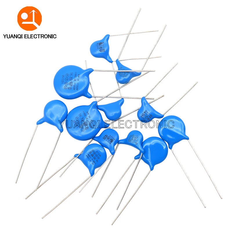 20PCS Safety Capacitor Y1 Y2 Y X1 470PF 1000PF 1NF 2.2NF 4.7NF 10NF 250VAC 400VAC 102M 103M 471M 222M 472M