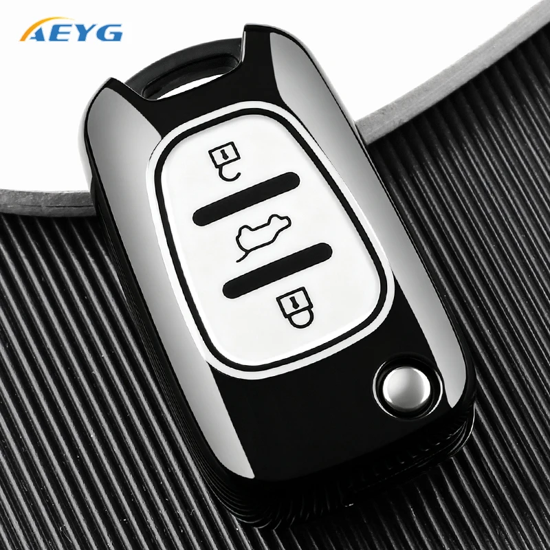 TPU Car Key Case Shell For Hyundai I20 I30 IX20 IX25 IX35 Elantra Accent For KIA Sportage Rio 3 Soul Optima Ceed Pro K5 K2 Pride