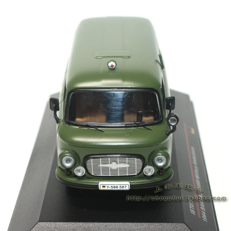 ダイキャスト 1:43 スケール バルカス B1000 軍用救急車 合金製カーモデル コレクション玩具 ギフト 記念品 ディスプレイ装飾品