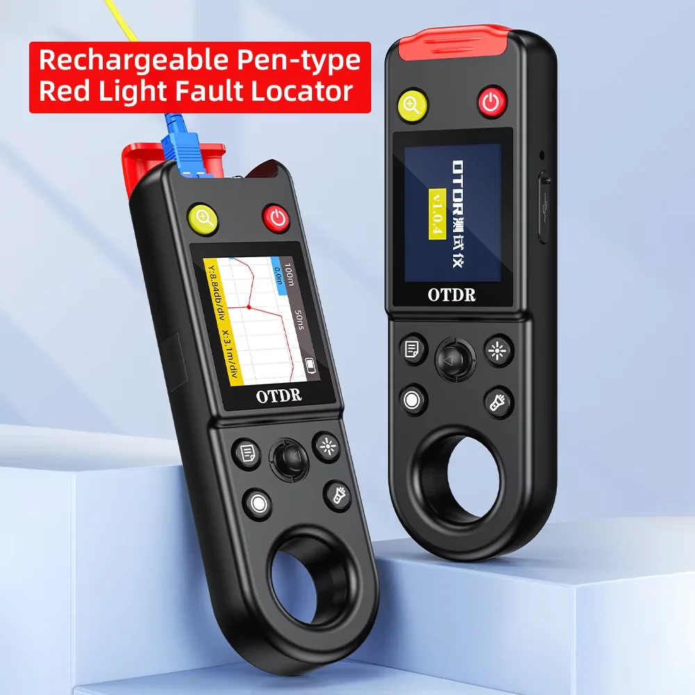 Optic Mini Finder OTDR 20KM Optic Finde Rhandled Optical Time-Domain Reflectometer Visual Fault Locator