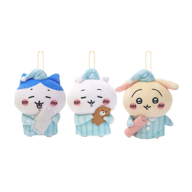 

Kawaii Chiikawa 10Cm Pajama Series Plush Doll Pendants Anime Usagi Girl's Heart Cute Plush Backpack Keychain Girls Gift