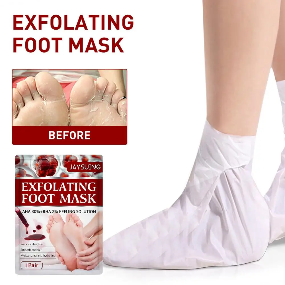 

Exfoliating Foot Mask Fruit Acid Exfoliating Moisturizing Dead Skin Remove Anti Crack Peeling Pedicure Socks Scrub Foot Spa