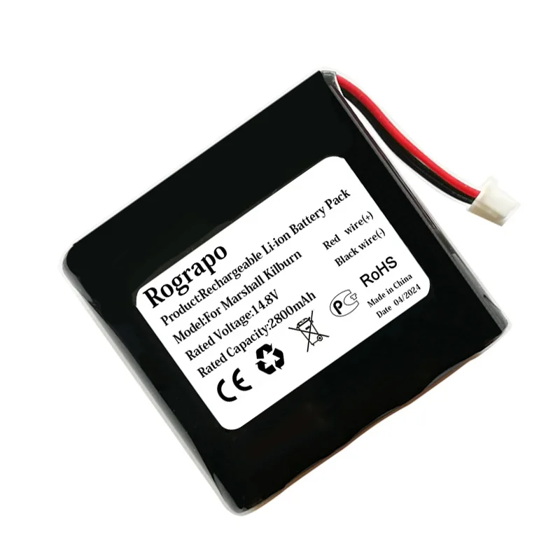 New Battery For Marshall Kilburn TF18650-2200-1S4PA Bluetooth Speaker 14.8V 2800mAh Replacement Batterie 4-wire Plug