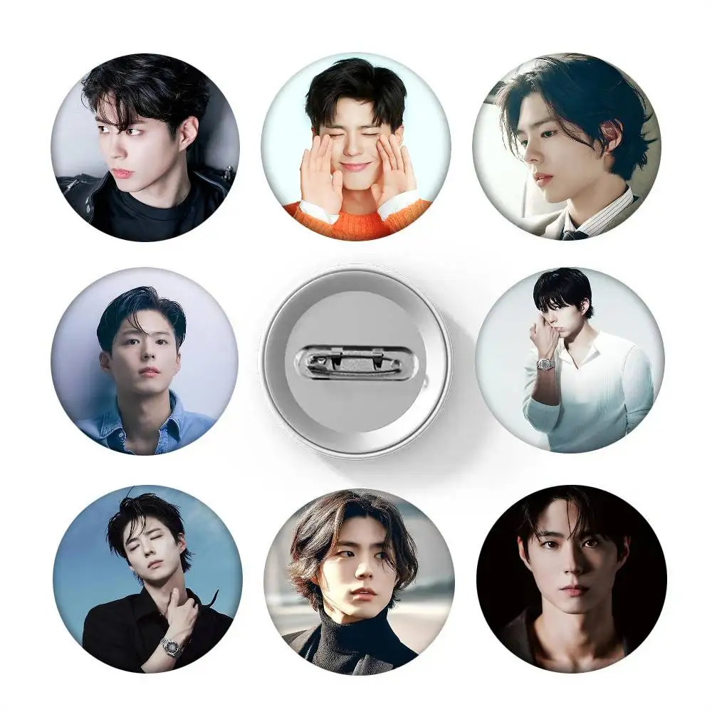 Schauspieler Park Bo Gum Rundes Abzeichen Kreative Brosche Kleidung Rucksack Accessoires Anstecknadel