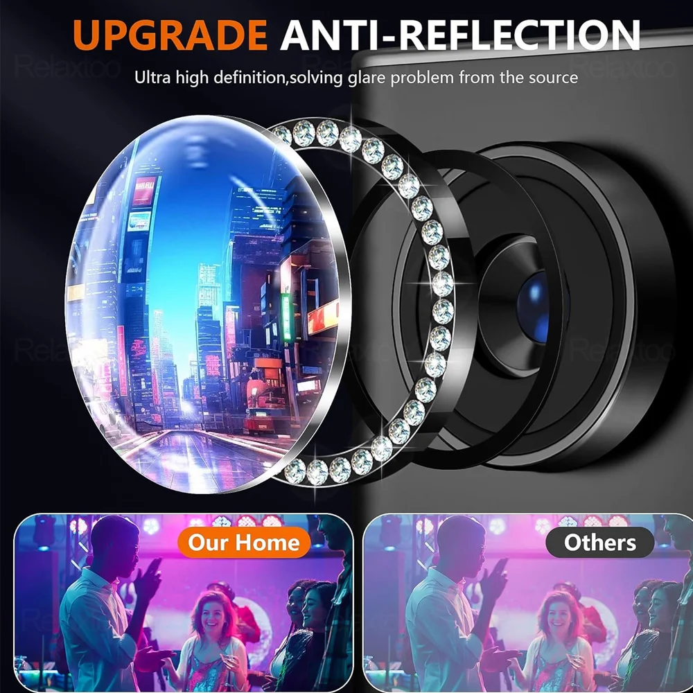 HD Diamond Camera Protector For Samsung Galaxy S25Ultra S25 S 26 Plus Rear Case Ring Lens Accessories