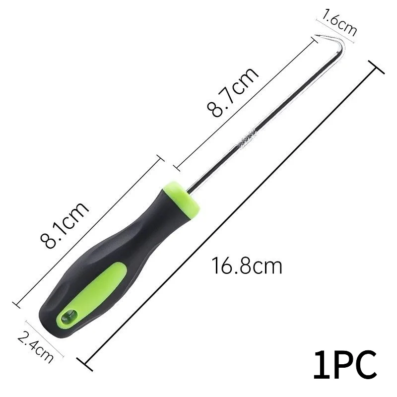 #1PC Heavy-Duty U-Shaped Metal Hook, Lawn Loosening Tool, Perfect For Weeding And Soil Removal, Sturdy Construction