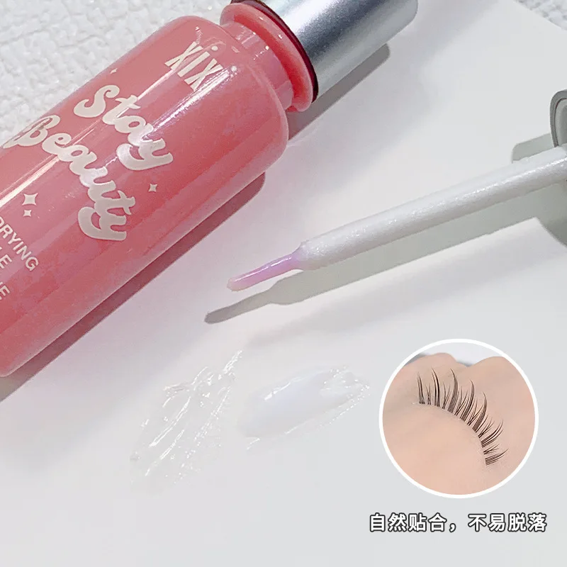 Cola forte para cílios, à prova d'água, secagem rápida, extensão de cílios postiços, maquiagem de beleza, 12ml, ferramentas de maquiagem de cílios de longa duração