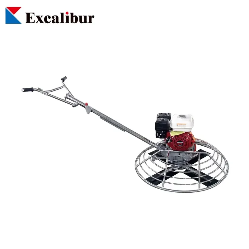 Reliable Quality Walk Behind Handheld Cement Concrete Power Trowel with Multiple Handles for Floor Construction