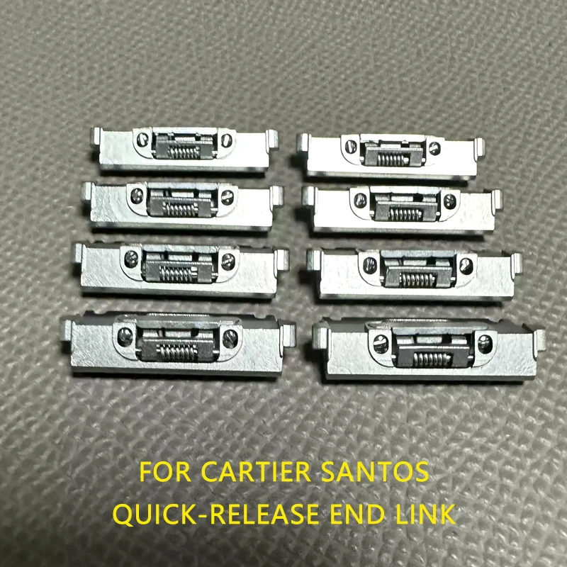 For Cartier Santos Quick‑Release End Link Metal Head Particles Not Prone To Rust Easy To Install And Remove Size: 21mm x 19mm