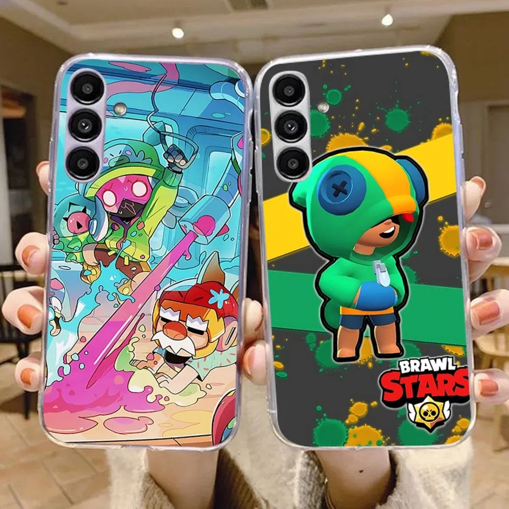 Games Stars Leons Phone Case For Samsung Galaxy A52 A12 A51 S21 Edge S22ULTRA S23 S20LITE Plus Ultra Black Cover