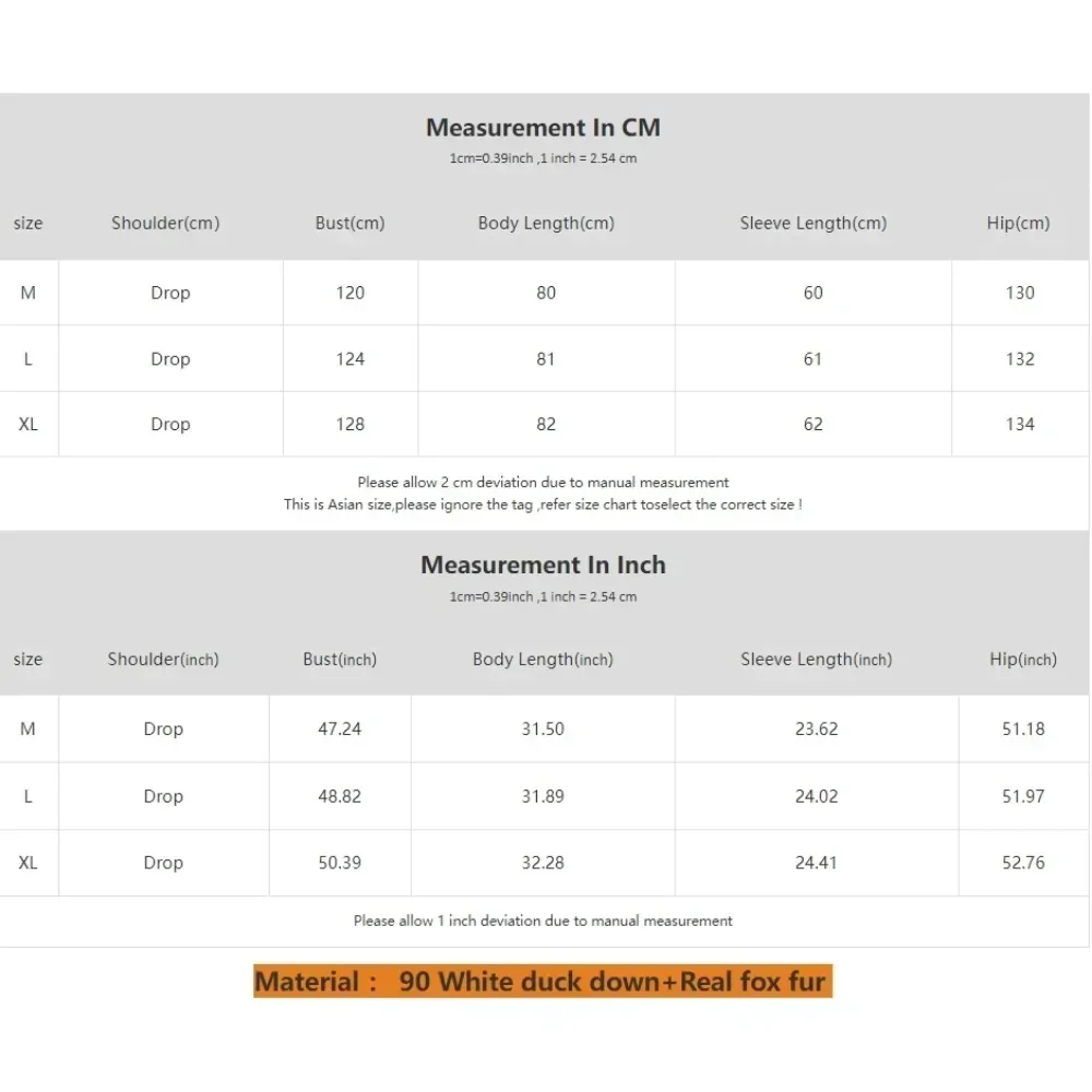 Women Casual Winter New Jacket Hooded Natural Real Fox Fur Outerwear Puffer Jacker Thick Warm Streetwear White Duck Down Coat