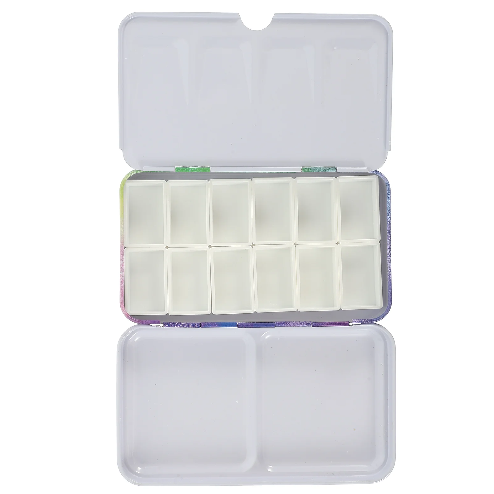 Watercolor Palette Palettes Paint Pan Painting Boxes Empty Mixing Tray Watercolour Mixed Plate