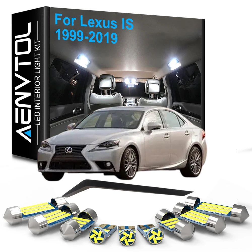 Car Interior LED Lights Canbus for Lexus IS MK1 MK2 MK3 IS200 IS250 IS300 IS350 IS300h IS200t 1999-2019 LED Bulb Interior