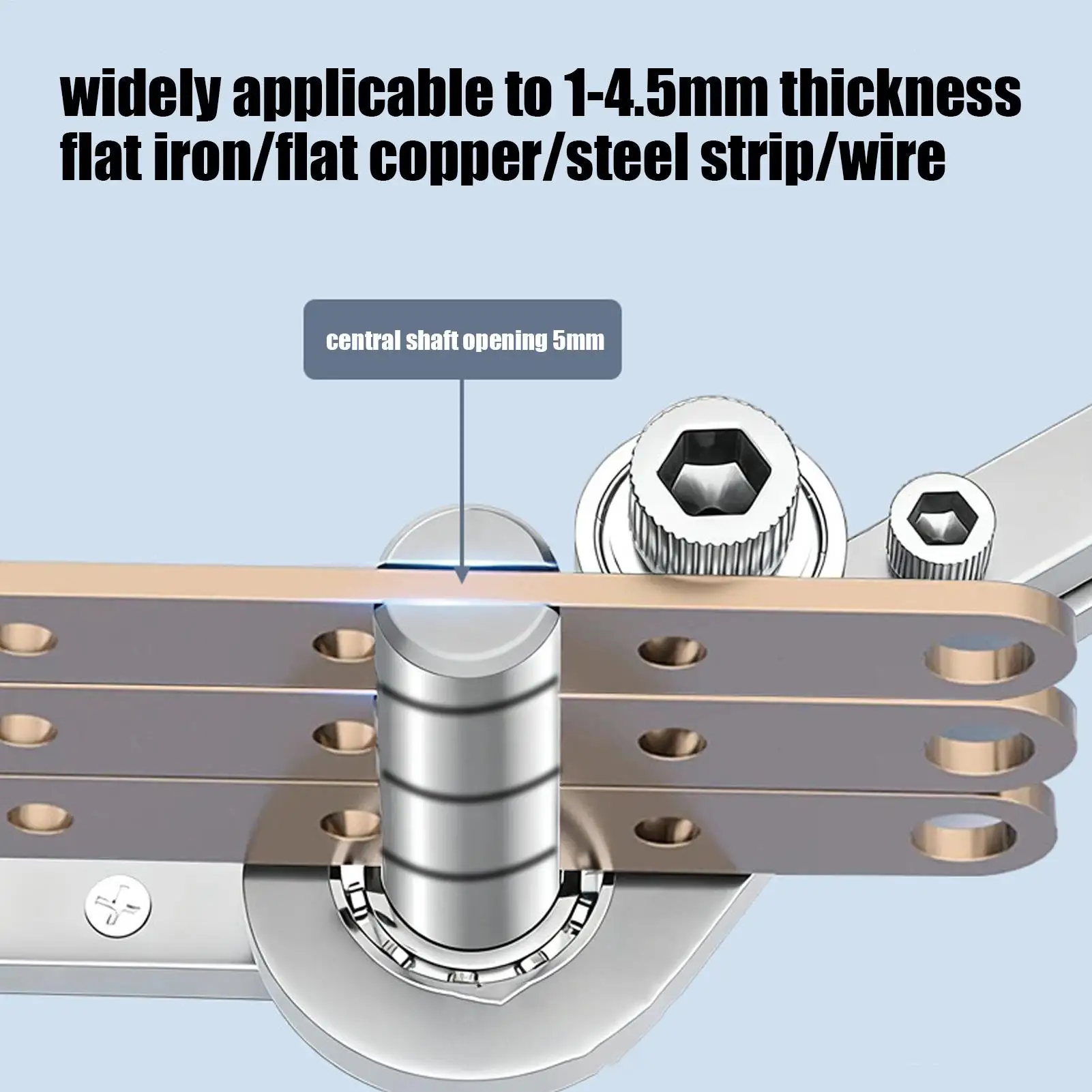 Manual Metal Bender Metalworking Bending Device Steel Plate Bending Tool For Metalworkers DIY Enthusiasts Workshop