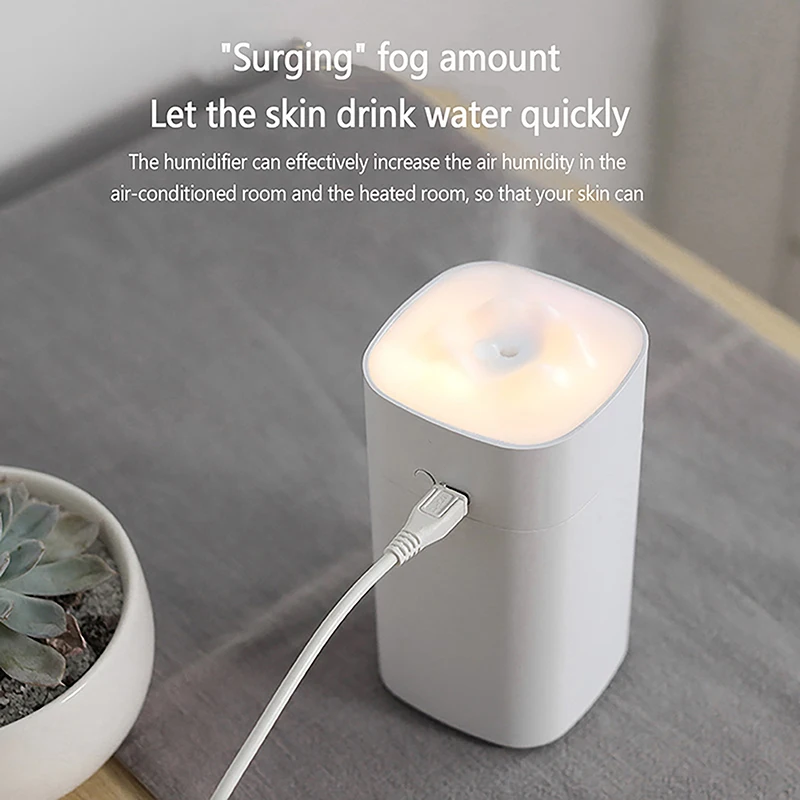 1PC Cool Mist Maker Fogger Purify For Home Office 350ML USB Air Humidifier Essential Oil Aromatherapy Humificador