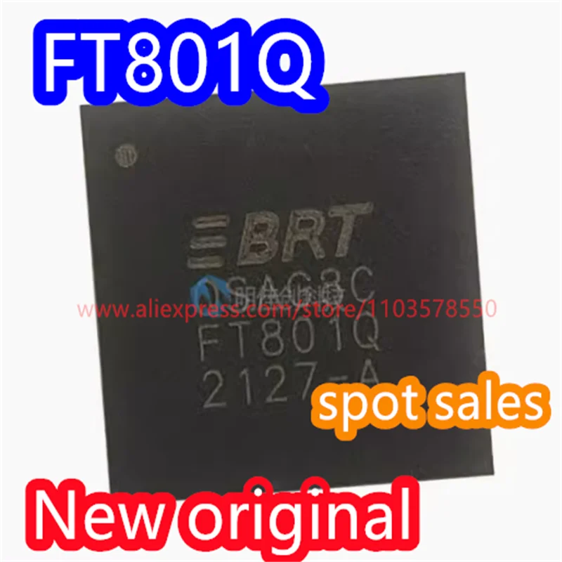 1PCS  FT800Q   New original LCD display controller FT801Q FT812Q chip FT810Q FT811Q    FT4232H-56Q