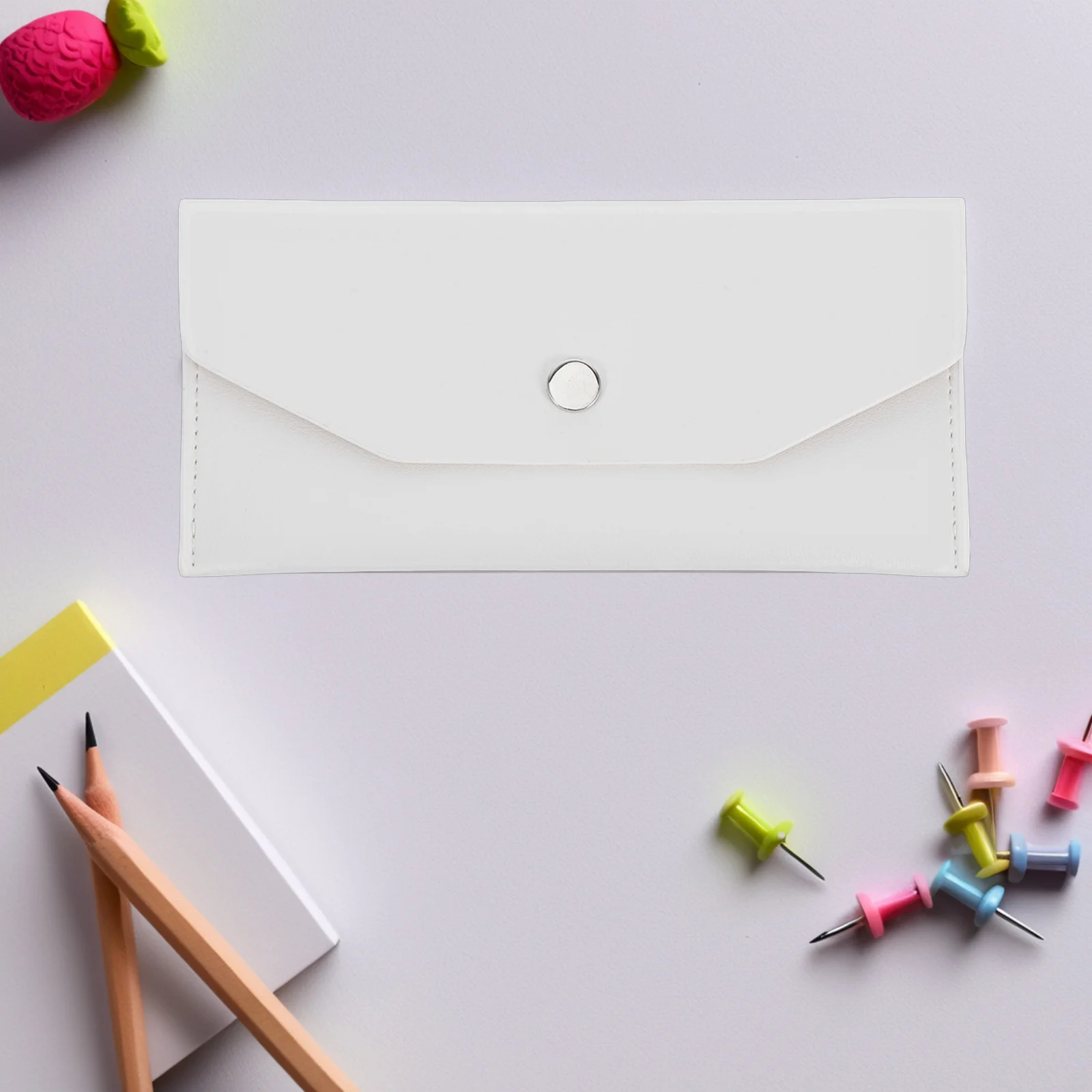 

Reusable PU Money Envelope Wallet Women Budget Organizer Money Holder Minimalist Design for Weddings Birthdays Events