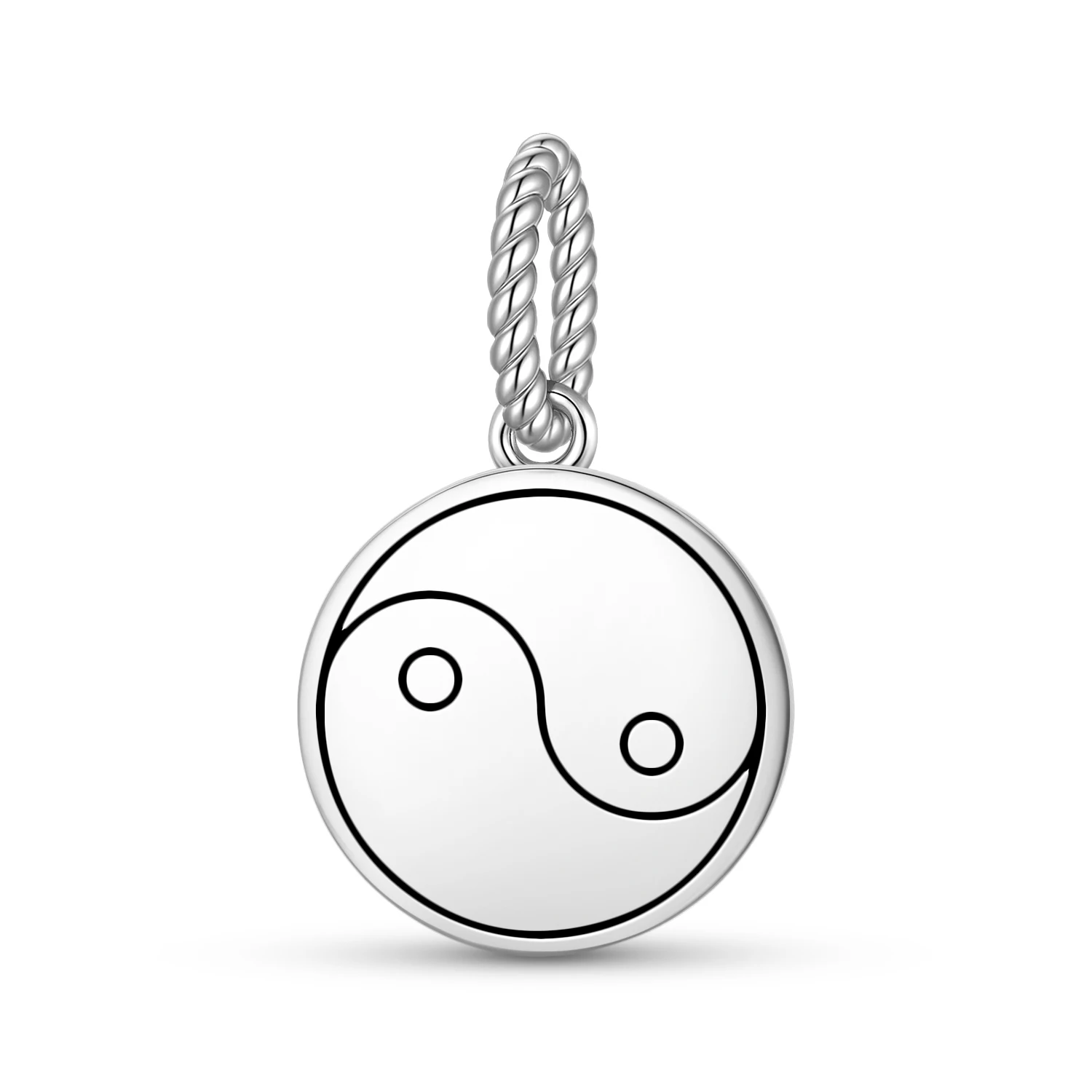 

Кулон «Инь-Ян» из серебра 925 пробы, с символом фэн-шуй, для женского браслета, ожерелья, модное украшение