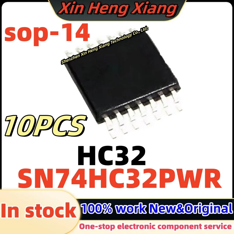 

10PCS 100%New HC32 74HC32PW SN74HC32PWR sop-14