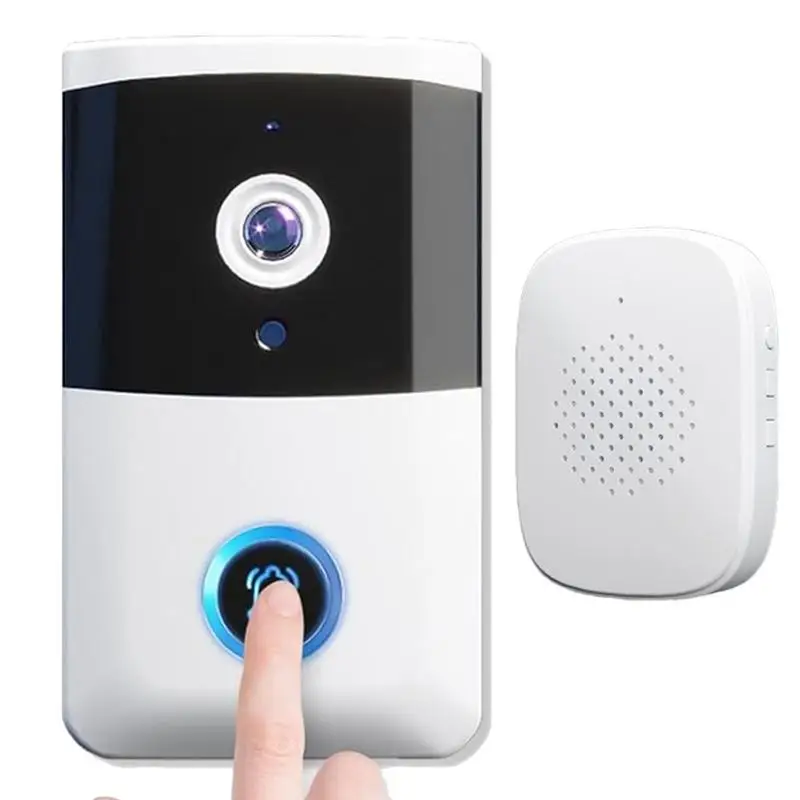 

Smart Doorbell Wireless WiFi Video Doorbell Security Camera Visual 2-Way Audio PIR Motion Detection Security for Human Detection