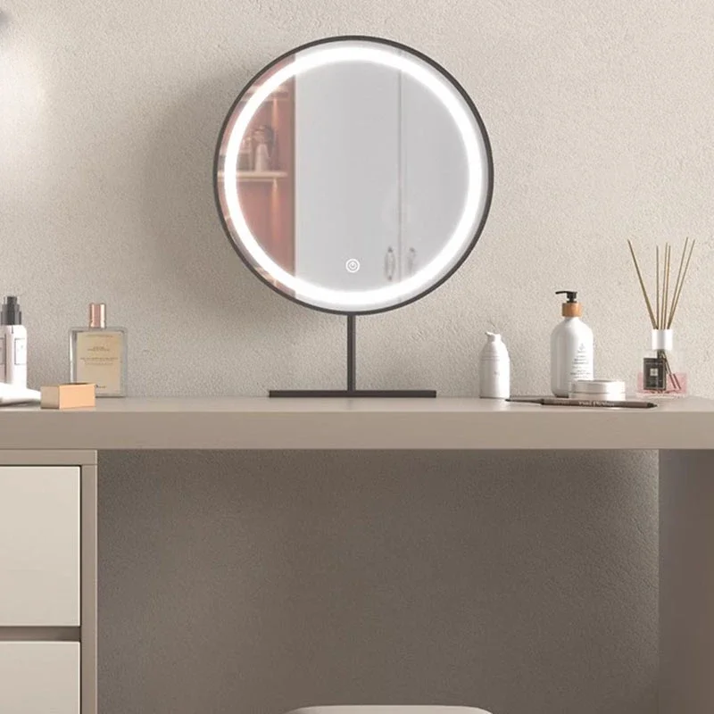 Storage Drawers Dresser Table Modern Minimal Beige Vanity Mirror Dressing Table Organizer Luxury Coiffeuse De Chambre Funiture