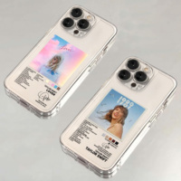 Hot Singer T-TaylorS Phone Case for IPhone 16 15 14 13 12 11 Mini Pro Max X XR 7 8 Plus Transparent Soft S-SwiftS Cover