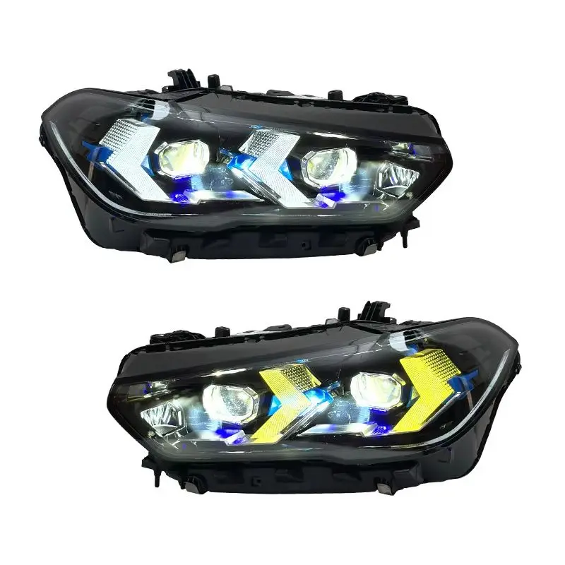 

Suitable for 2019-2022 B MW/X5 Headlight Assembly G05 Modified with LED Laser Lens &New Daytime Running Lights