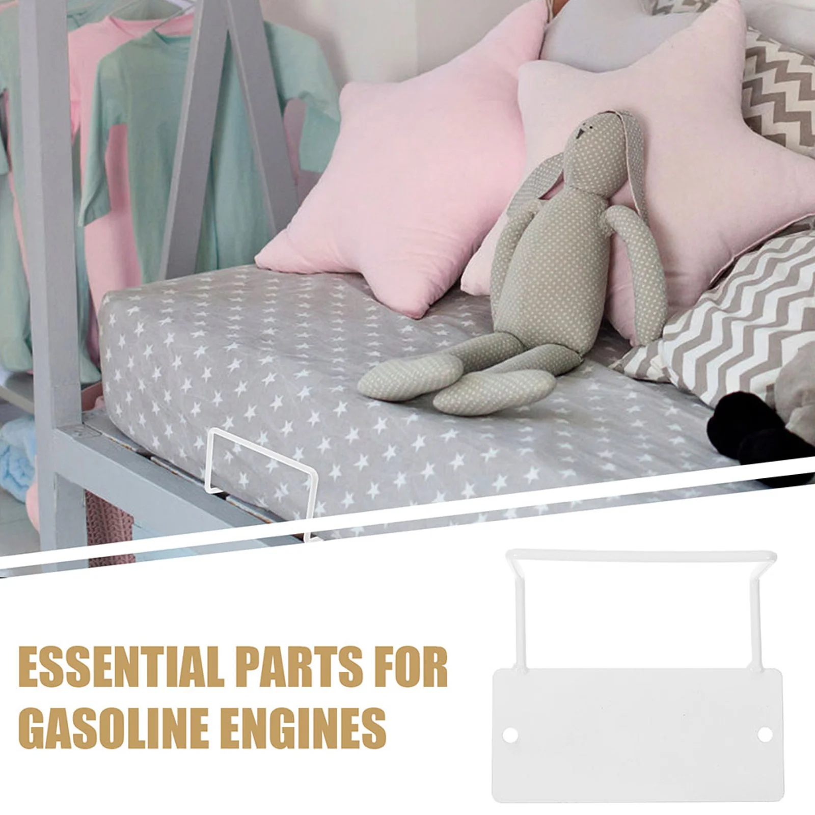 2 قطعة قضبان تثبيت المرتبة مثبتات معدنية تمنع الانزلاق إطار سرير قابل للتعديل حامل مرتبة مرفق لإطار السرير