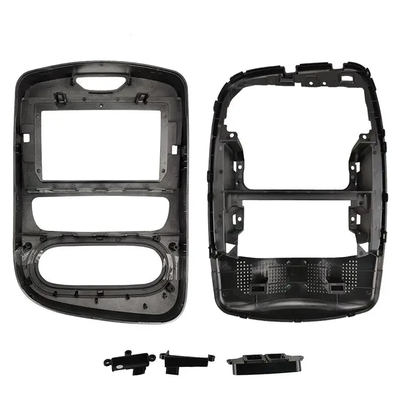 

2Din Car DVD Frame Plug Audio Fitting Adaptor Dash Trim Kits Facia Panel 10.1inch For Renault Clio Auto 2016-2018 Radio Player