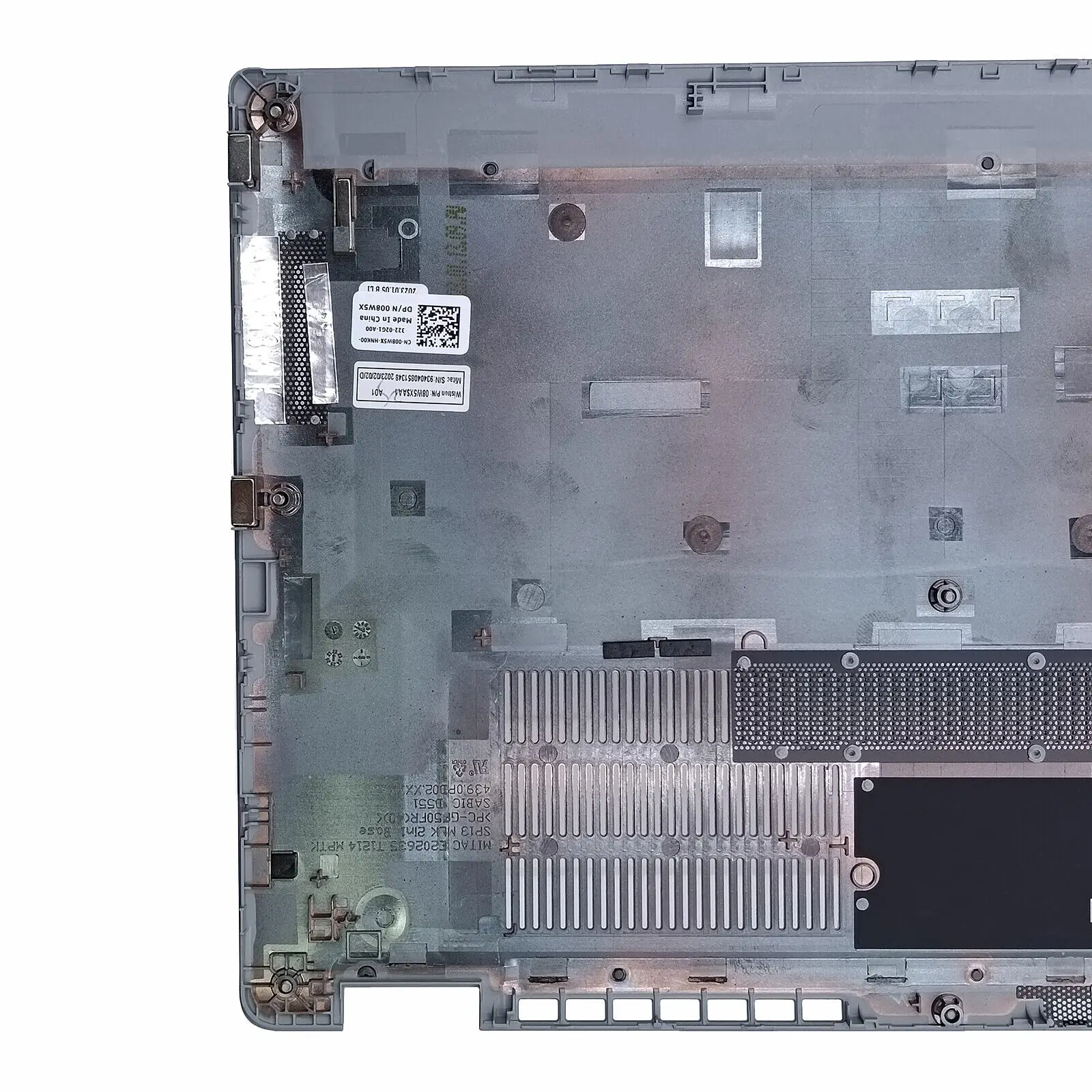 008W5X per Dell Latitude 5330 E5330 2in1 Sostituzione del computer portatile Copertura inferiore Custodia base inferiore