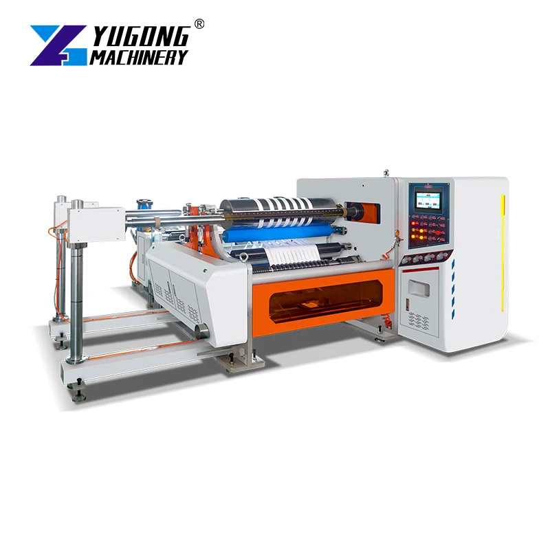 High Speed Self Adhesive Paper Labels Roll Slitting Machine Rewinder Machine With Label Slitter Rewinder Machine