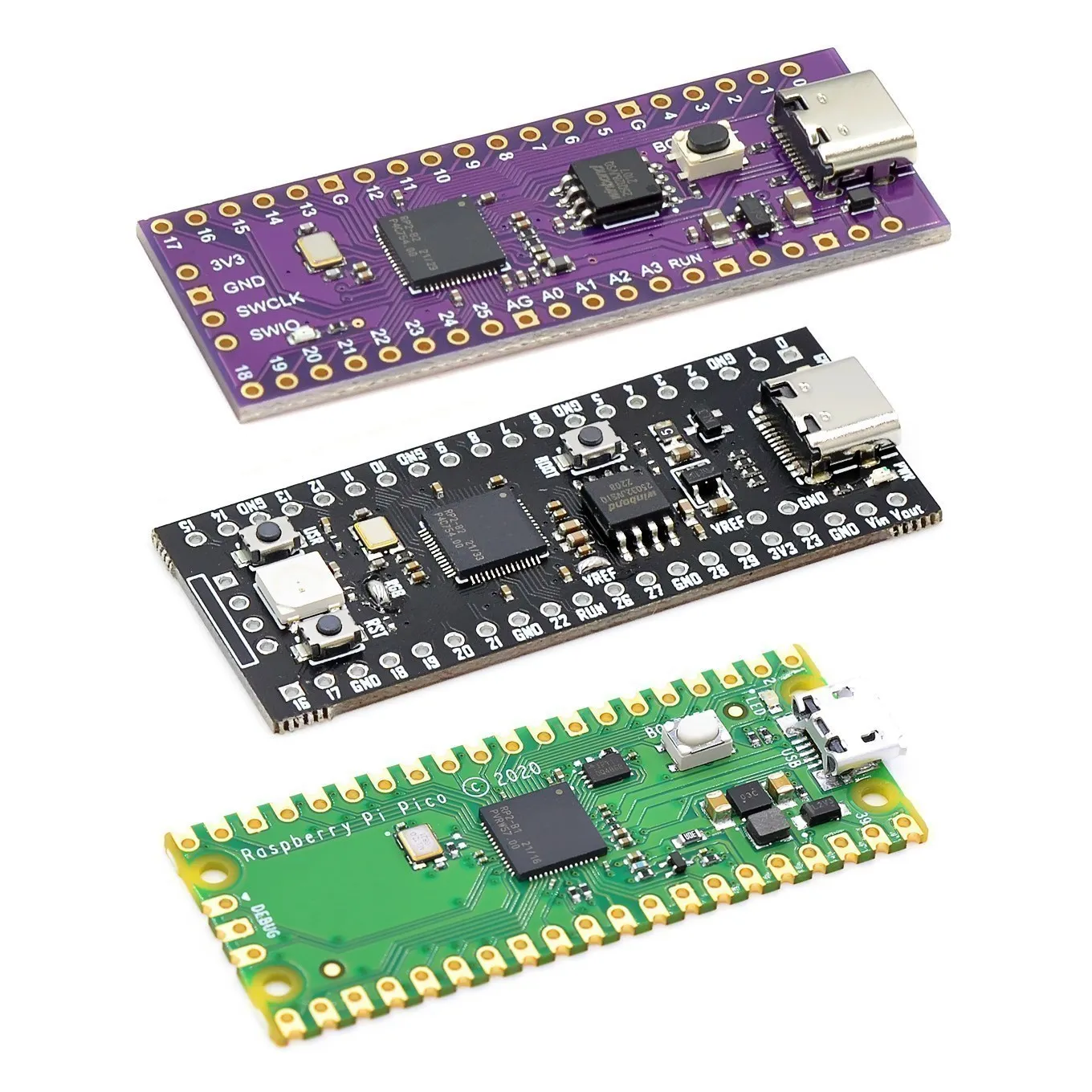 Officiële Raspberry Pi Pico Board Rp2040 Dual-Core 264Kb Arm Low-Power Microcomputers Krachtige Cortex-M0 + Processor