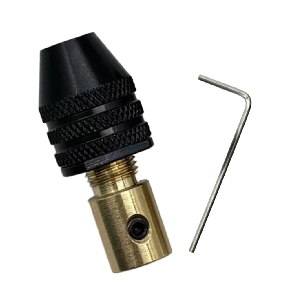 Metal Drill Chuck Cartridge for Electric Drills with 0.3mm to 3.2mm Bit Clamping Range and 3.17mm Shank Compatibility