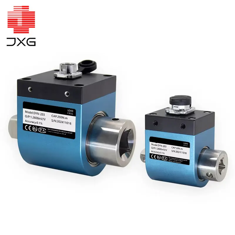 Rotary Dynamic Torque Sensor 0.1-50N.m 100-500N.m 1000-3000N.m Small Size for Motor Test Bench & Performance Measurement