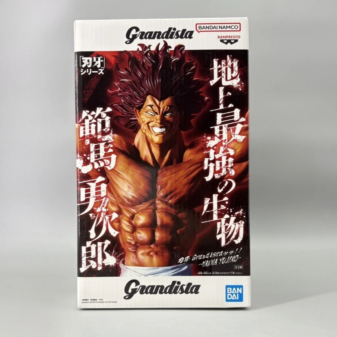 Bandai In Stock Banpresto Grandista Anime Baki Hanma Yujiro Original Action Figures Model Toys Holiday Gifts For Kids DT