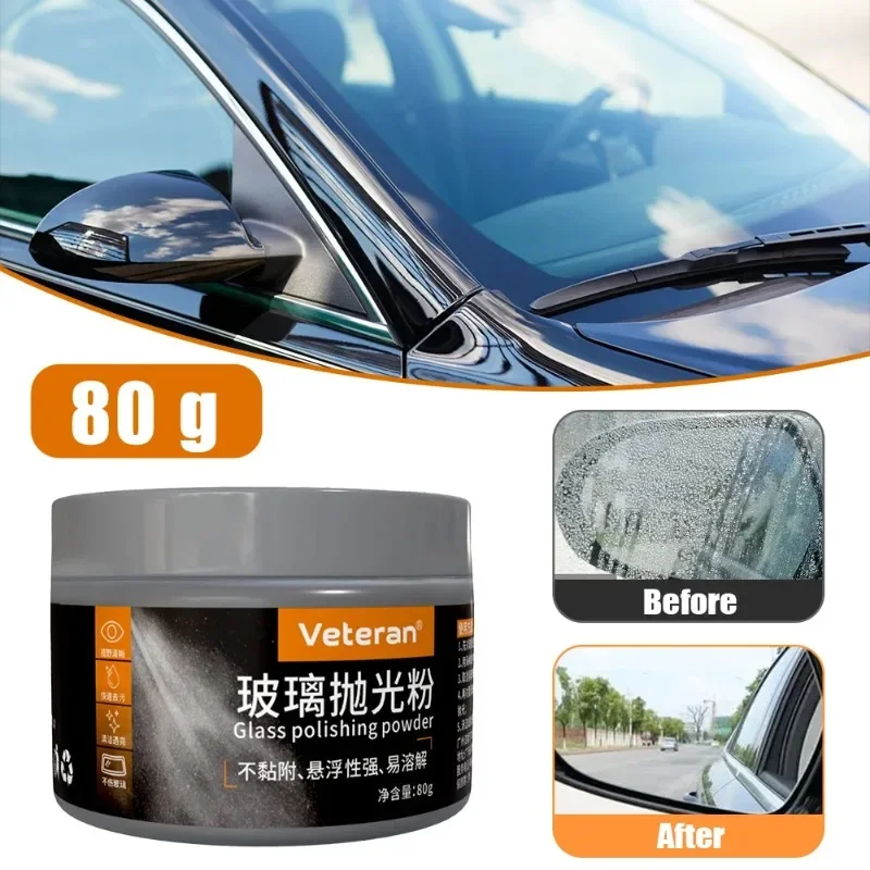 80g Cerium Oxide Glass Polishing Powder Window Windshield Waxing Polish Scratch Remover Car Repair for Tesla Auspicious Chery