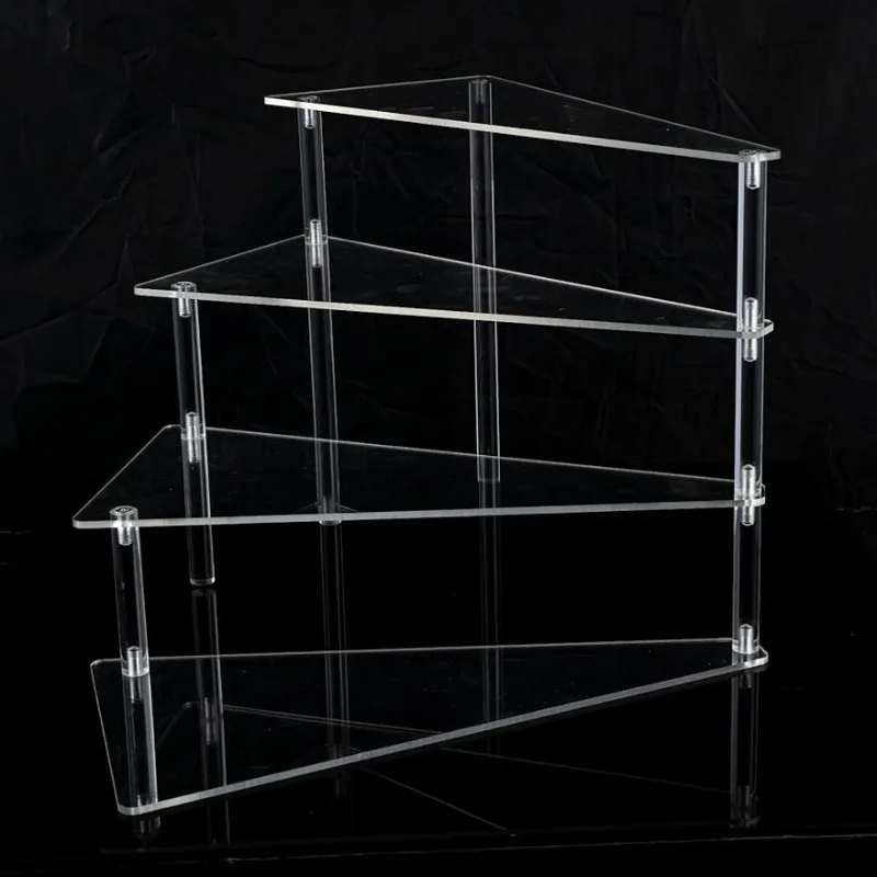 

4 Tier Cupcake Stand Acrylic Display Risers, Cake Pop Stand, Dessert Table Display Stand, Funko Pop Figure Shelves