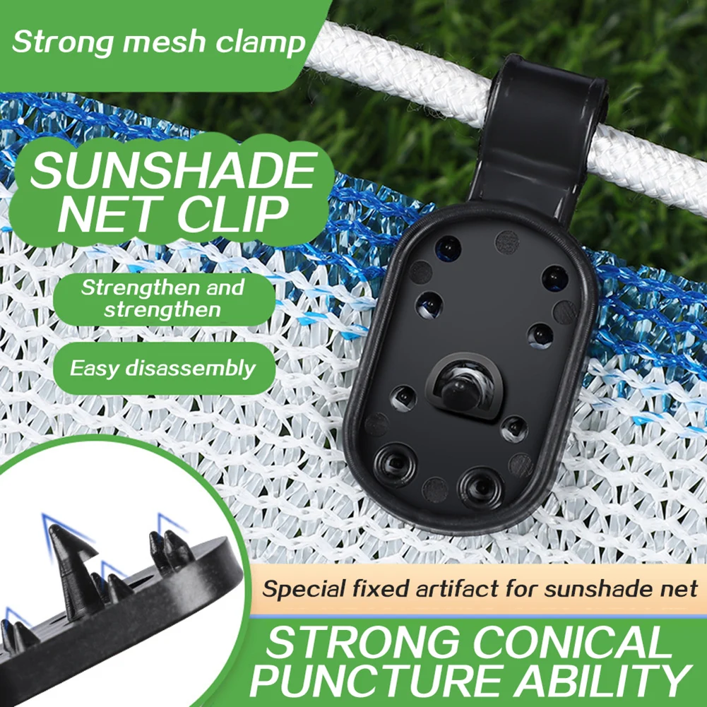 50 stücke Shadecloth Clips Sonnenschirm Netting Befestigungs Clips Wiederverwendbare Sonnenschirm Tuch Clips Abnehmbare Markise Für Gewächshäuser Outdoor
