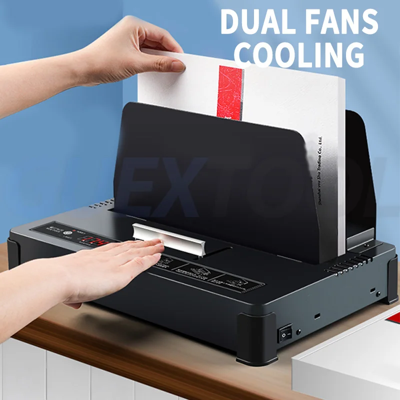 Electric Binding Machine Hot Melt Bidding Document Binding Machine Voucher File Contract Hot Melt Envelope Glue Binding Machine