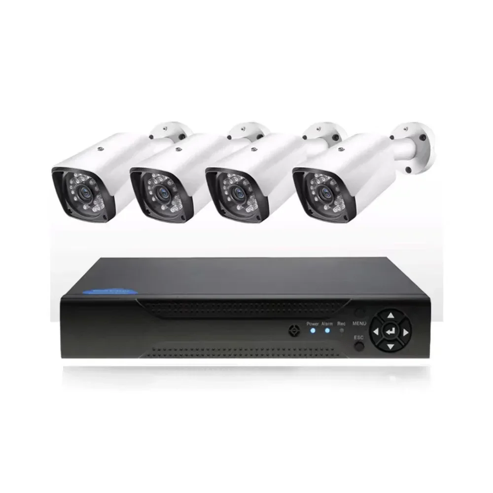 

OEM4 way 8 way AHD analog 5mp camera DVR hard disk recorder 5 million with mobile phone monitoring set