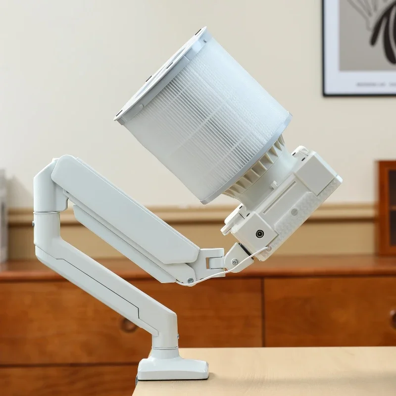 

Top suction nail cleaner, desktop stand 360 degree rotation with LED lighting