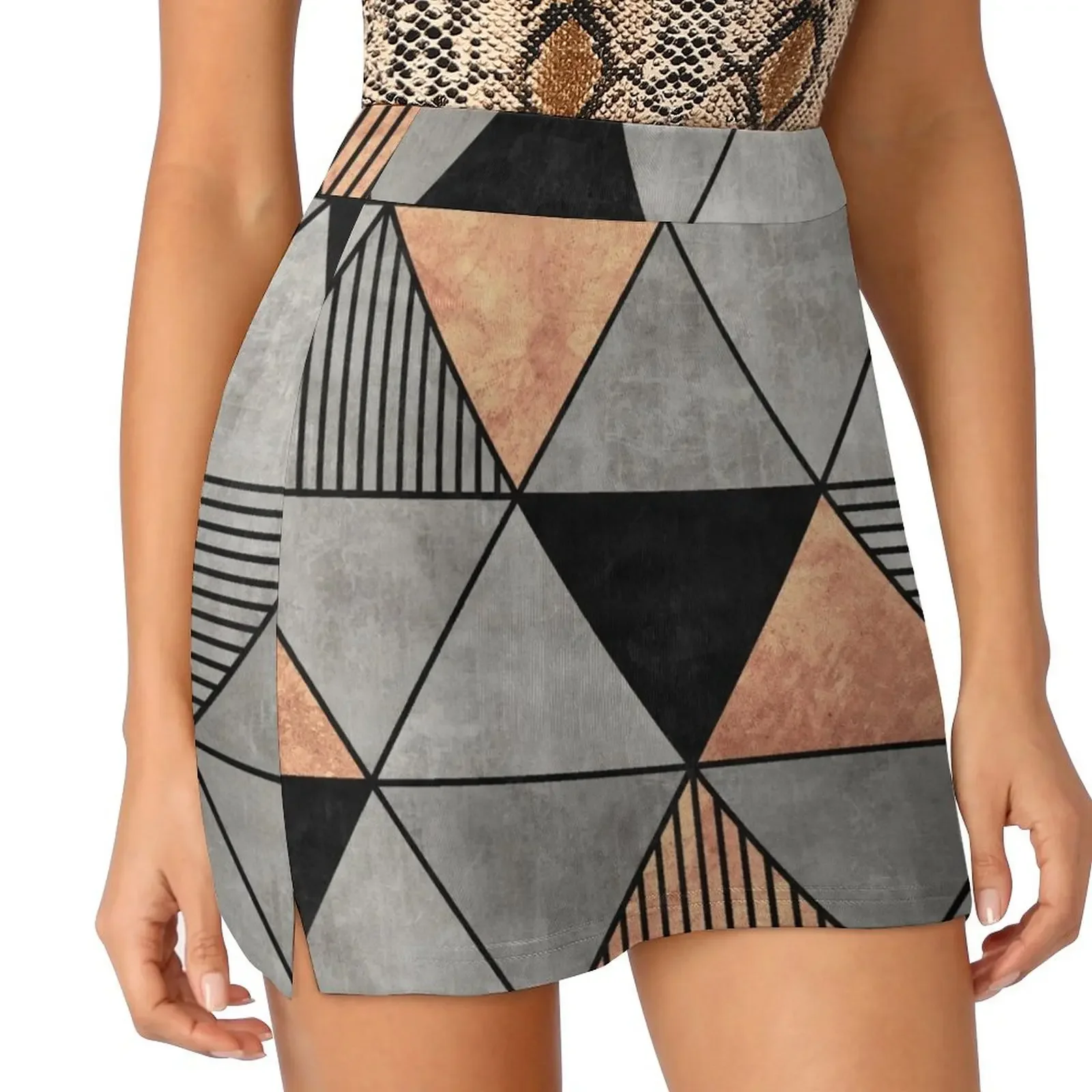 

Concrete and Copper Triangles 2 Mini Skirt fairy grunge night club outfit