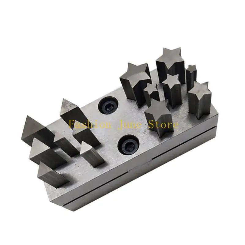 N5KA Steel Set Jewelry Clasp Punching Tool Bracelet Buckle Making Press